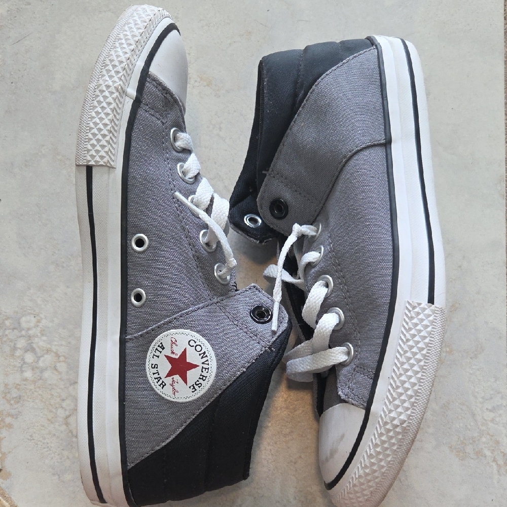 Converse Black and Gray High-Tops